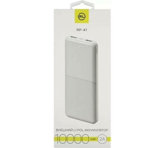 Внешний АКБ Red Line RP-41 (10000 mAh), белый УТ000027741