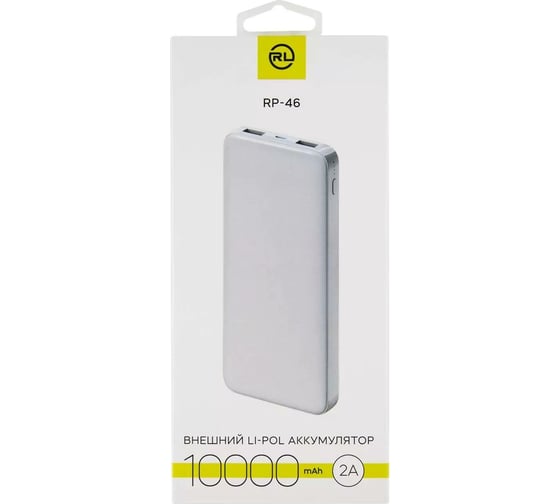 Внешний АКБ Red Line RP-46 (10000 mAh), белый УТ000029417