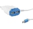 Сетевое зарядное устройство Red Line 2 USB+MicroUSB, модель NC-2.1AC, 2.1A, синий УТ000013619 1