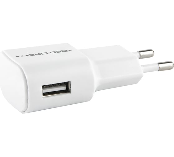 Сетевое зарядное устройство Red Line Lite 1 USB, модель ТС-1A, 1A, белый УТ000010346