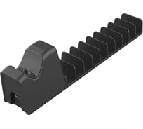 Зарядная док-станция Red Line для геймпада, игровой приставки P5, черная с подставкой для дисков УТ000027461