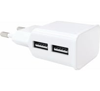 Сетевое зарядное устройство Red Line 2 USB, модель NT-2A, 2.1A + кабель MicroUSB, белый УТ000012256
