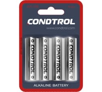 Щелочная батарея Condtrol AA LR6 4 штуки 7-1-040