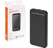 Внешний универсальный аккумулятор Airline 10000мАч: 2xUSB 5V/2A, Type-C AEAB001