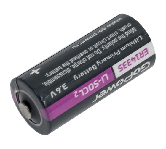 Батарейка GoPower 14335 2/3AA PC1 Li-SOCl2 3.6V 00-00015331