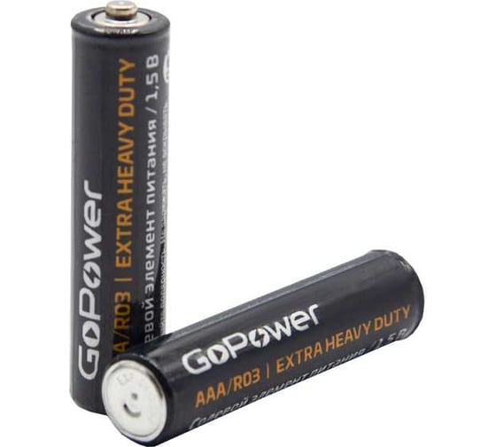 Батарейка GoPower R03 AAA BL4 Heavy Duty 1.5V 00-00015595