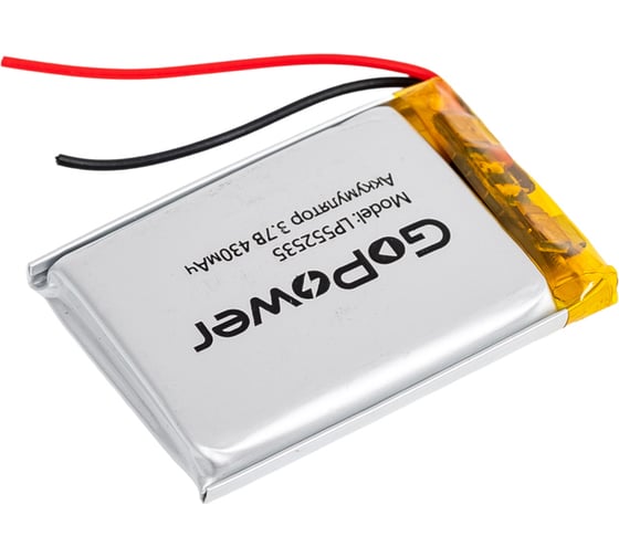 Аккумулятор GoPower Li-Pol LP401015 PK1 3.7V 30mAh 00-00019582