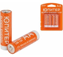 Батарейка ЮПИТЕР АА 1,5 V алкалиновая 4 штуки JP2101