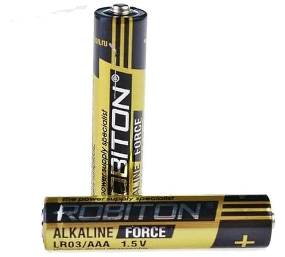 Элемент питания ROBITON 2шт. FORCE LR03 18007