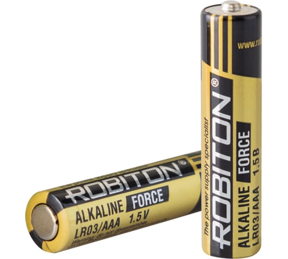 Элемент питания ROBITON 4шт. FORCE LR03 18008