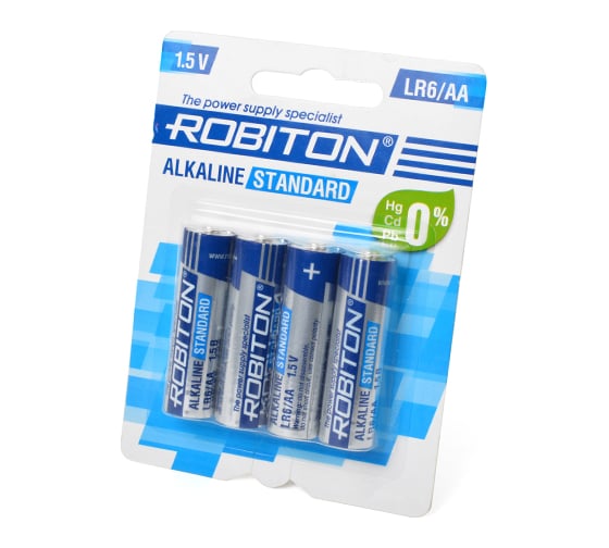 Элемент питания ROBITON 4шт. STANDARD LR6 17169