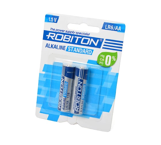 Элемент питания ROBITON 2шт. STANDARD LR6 12290