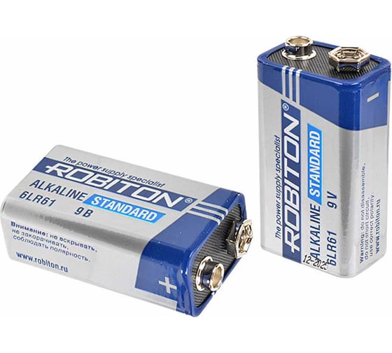 Батарея ROBITON STANDARD 6LR61 9V 12288