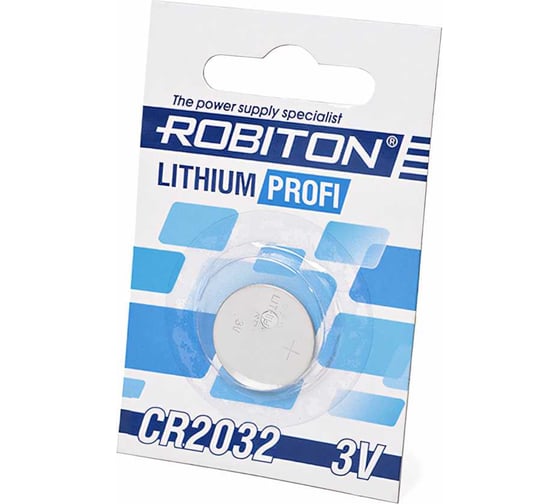 Элемент питания ROBITON PROFI R-CR2032- CR2032 12444