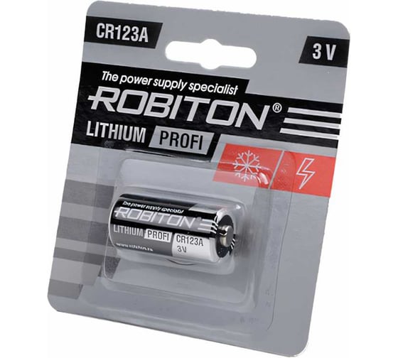 Элемент питания ROBITON PROFI R-CR123A- CR123A 13263