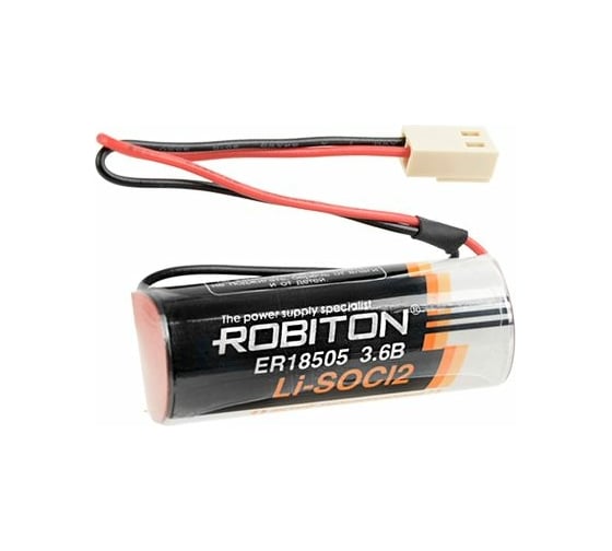 Элемент питания ROBITON ER18505-HU2 с коннектором 17433