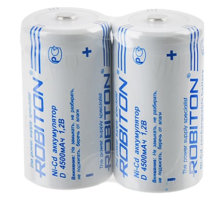 Аккумулятор ROBITON 2шт. 4500NCD high top 14869