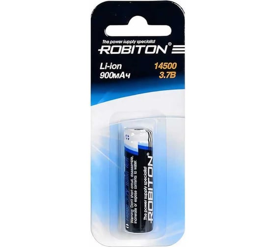 Аккумулятор ROBITON 14500 900мАч с защитой 11321