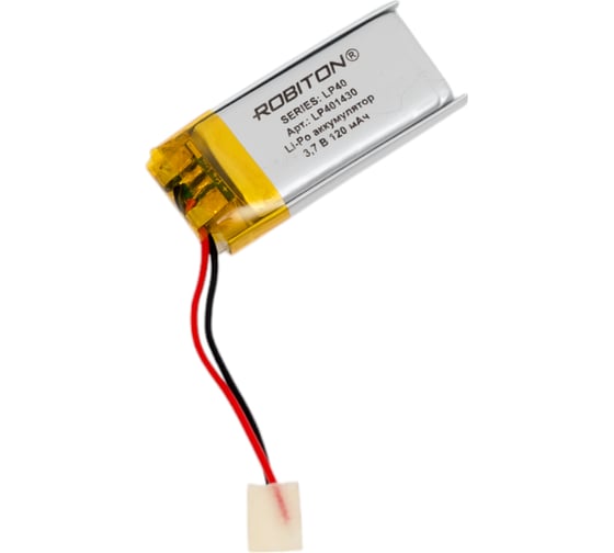 Аккумулятор ROBITON LP401430 3.7В 120мАч 14893 1