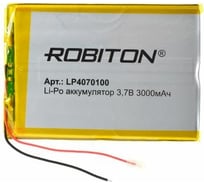 Аккумулятор ROBITON LP4070100 3.7В 3000мАч 14912 22996353