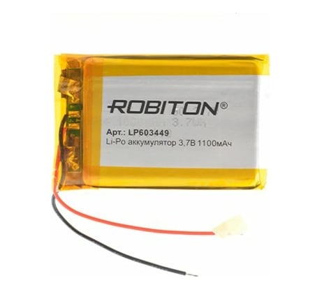 Аккумулятор ROBITON LP603449 3.7В 1100мАч 15746