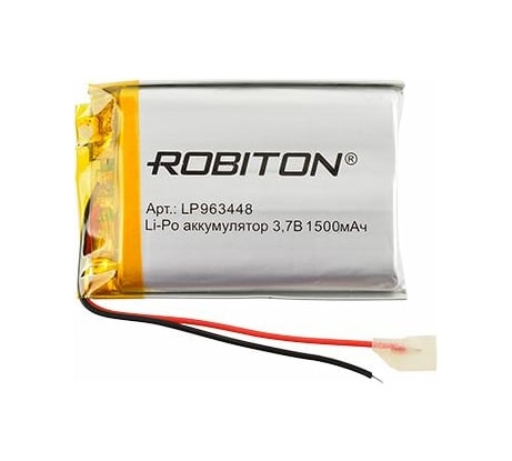 Аккумулятор ROBITON LP963448 3.7В 1500мАч 14693