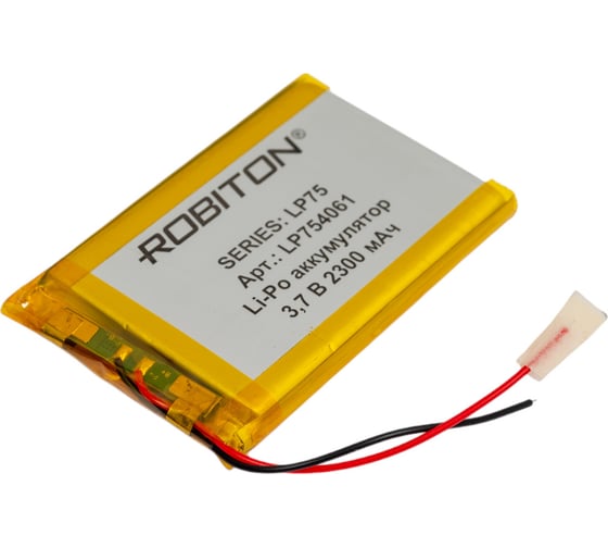 Аккумулятор ROBITON LP754061 3.7В 2300мАч 17327