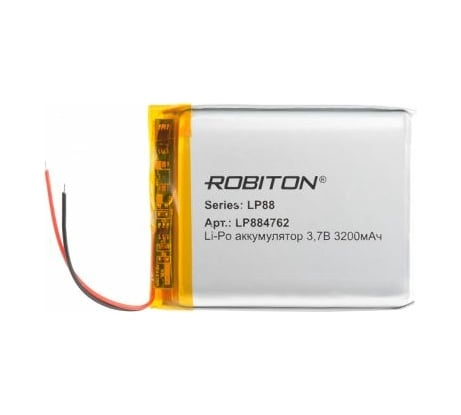 Аккумулятор ROBITON LP884762 3.7В 3200мАч 17159