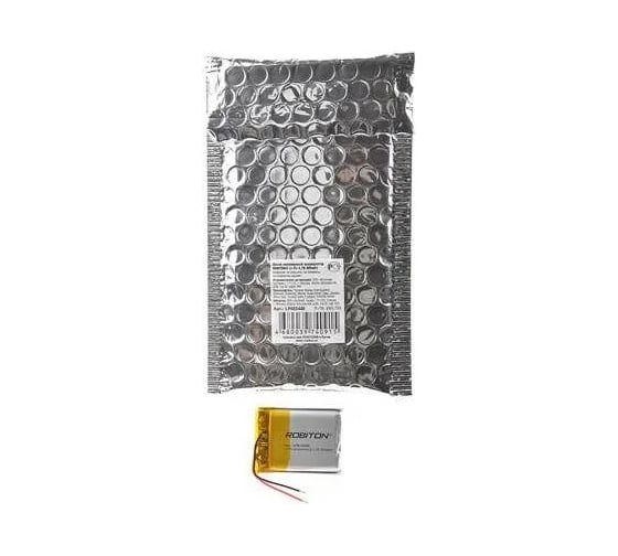 Аккумулятор ROBITON LP683440 3.7В 900мАч 15748