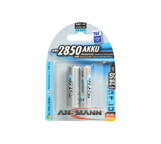 Аккумулятор 2шт. 5035202-RU AA 2850мАч ANSMANN 11401