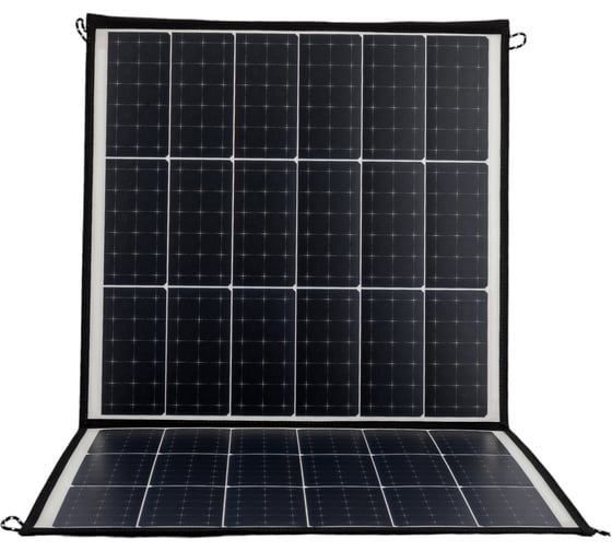 Складная влагозащищенная солнечная батарея TopOn 100W 18V DC, Type-C PD 60W, USB QC3.0 18W, USB 12W, на 2 секции TOP-SOLAR-100