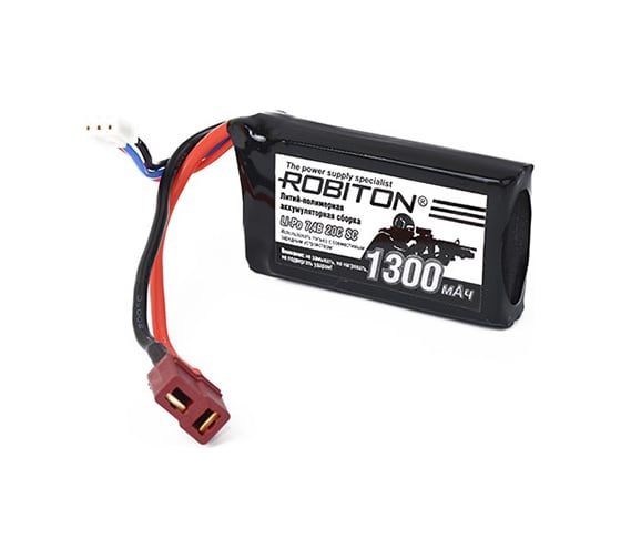 Аккумуляторная сборка Robiton LP-STB2-1300 Lipo 7.4В 1300мАч 13762 1
