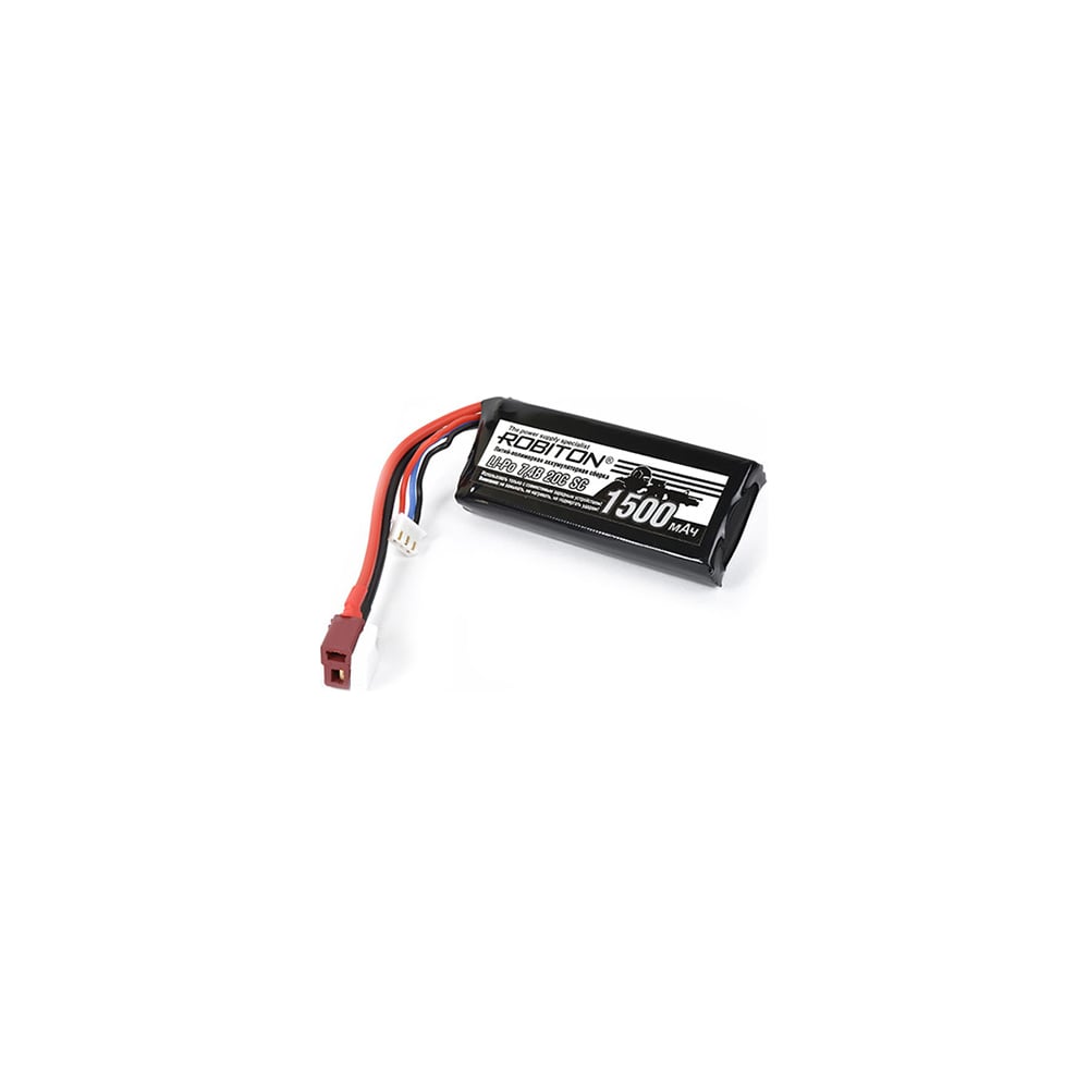Аккумуляторная сборка Robiton LP-STB2-1500 Lipo 7.4В 1500мАч 13303 ...