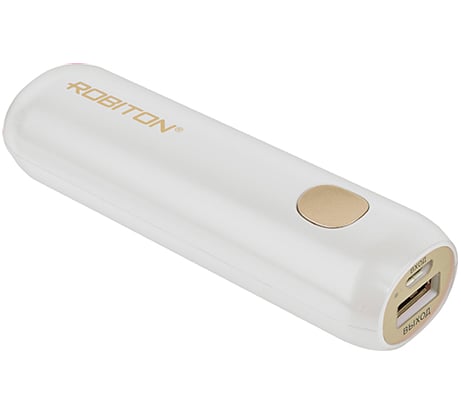 Универсальный внешний аккумулятор Robiton POWER BANK Li3.4 MAGNOLIA белый 3350мАч 14262