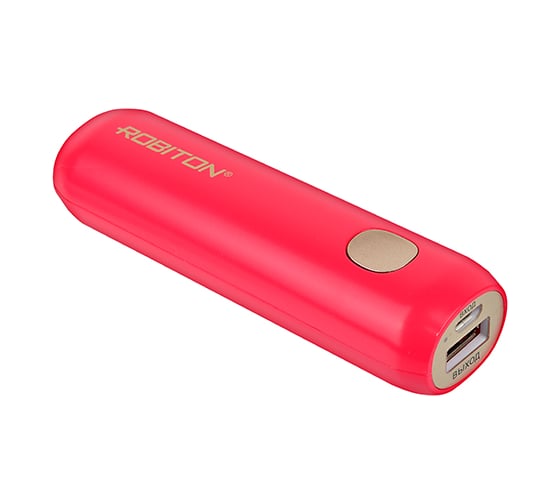 Универсальный внешний аккумулятор Robiton POWER BANK Li3.4 ROSE розовый 3350мАч 14265