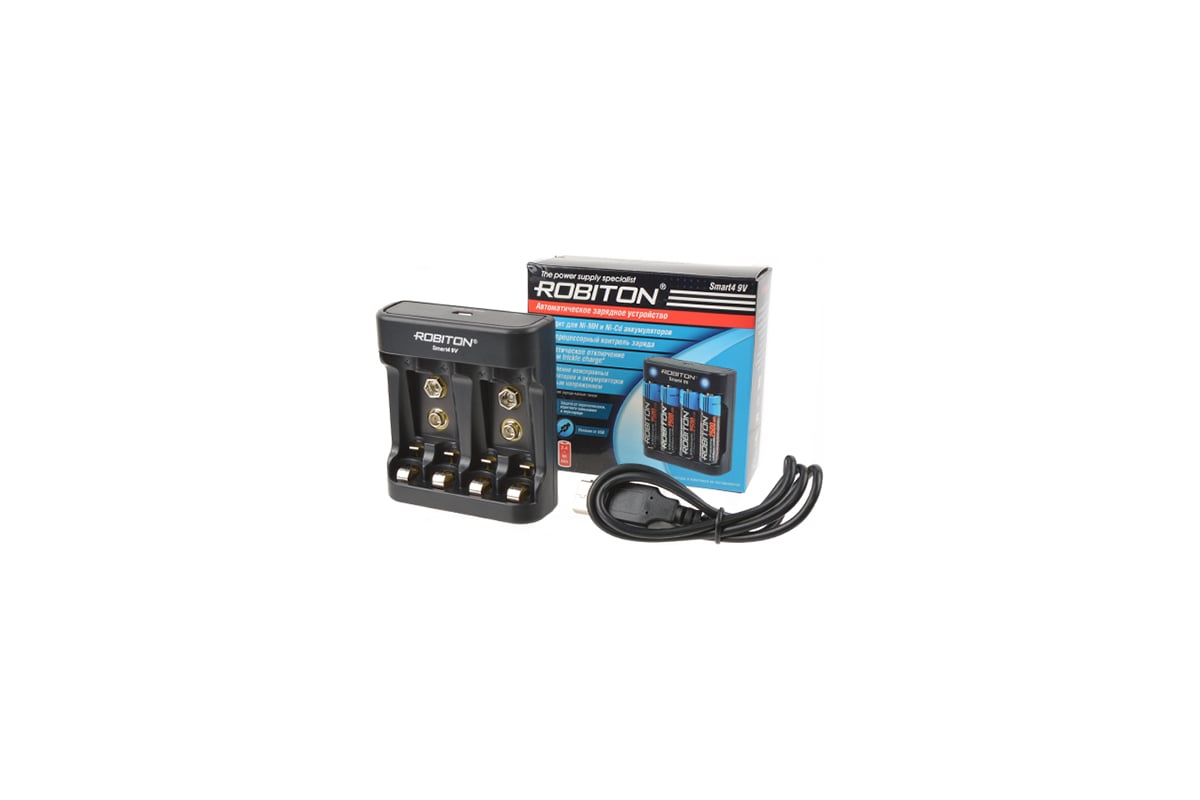 Зарядное устройство Robiton Smart4 9V 16975 - выгодная цена, отзывы ...
