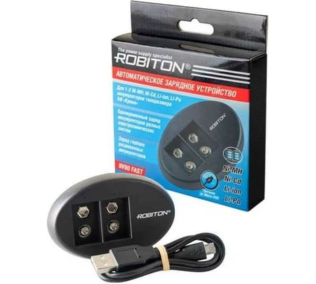 Зарядное устройство 9V90 FAST Robiton 18105