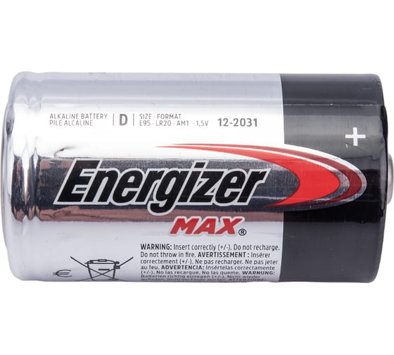 Батарейки Energizer MAX Plus D/E95 2 шт/бл Alkaline 7638900426823
