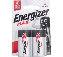 Батарейки Energizer MAX Plus E93/C 2 шт/бл Alkaline 7638900426809