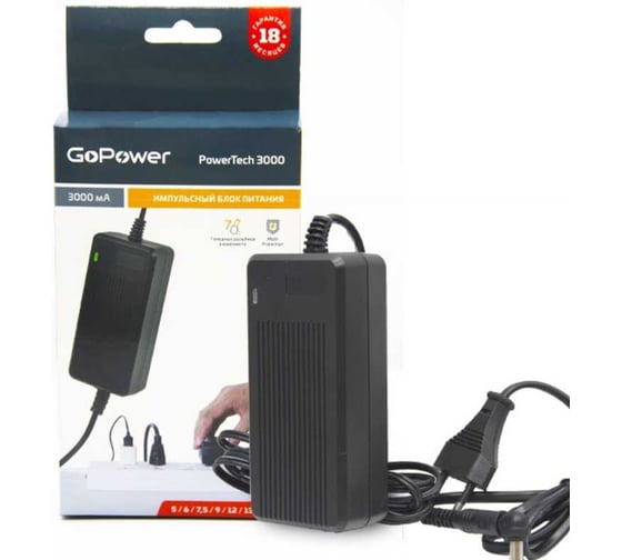 Универсальный импульсный блок питания GoPower PowerTech 3000 (1/40) 00-00015338 1