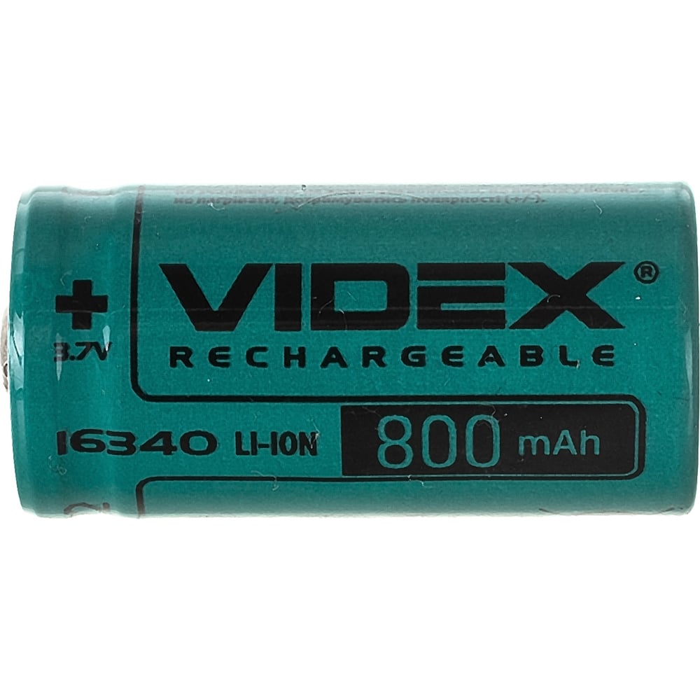 Аккумулятор Videx 16340 800mAh без защиты VID-16340-0.8-NP - выгодная ...