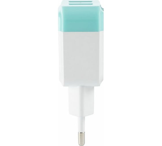 Сетевое зарядное устройство ENERGY ET-33, 2 USB разъёма, 2,1А, цвет - белый 104291