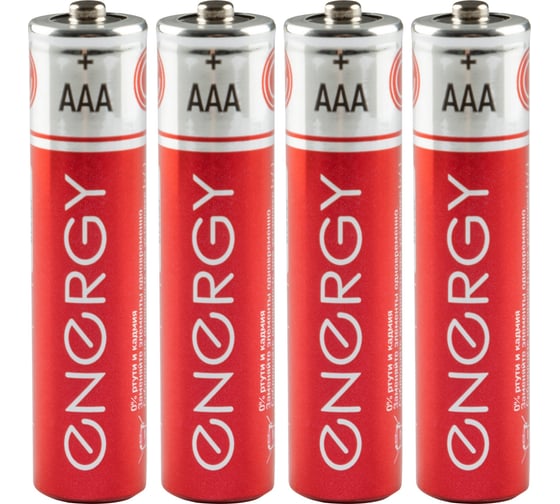 Солевая батарейка ENERGY R03/4S (AAА) 104408