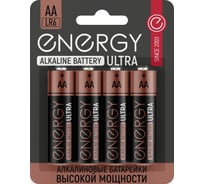 Алкалиновая батарейка ENERGY Ultra LR6/4B (АА) 104405 23129415