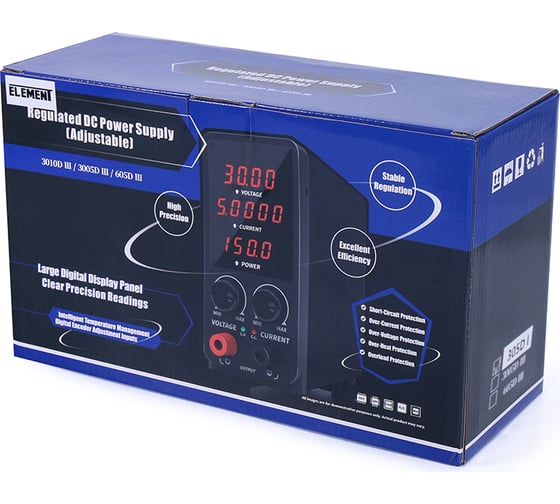 Лабораторный импульсный блок питания ELEMENT 305D-I (30V 5A) 17661