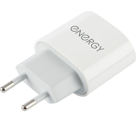 Сетевое зарядное устройство ENERGY ET-35, USB Type-C, 18 Ватт, цвет - белый 104293