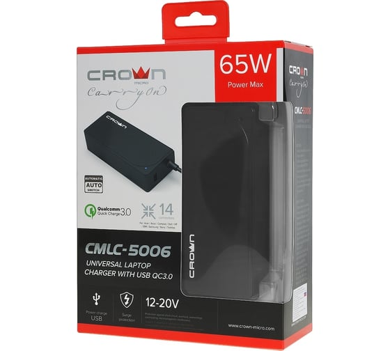 Универсальное зарядное устройство CROWN MICRO CMLC-5006 CM000002069