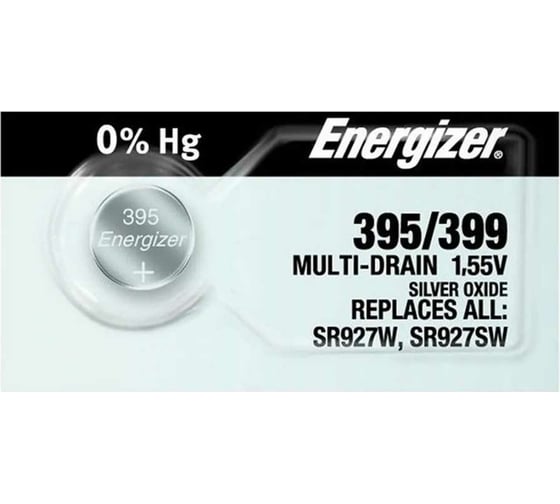 Батарейка Energizer 395-399 Silver Oxide ZM 1 шт/бл 7638900253078