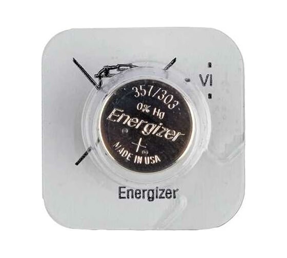 Батарейка Energizer Silver Oxide 357/303 1 шт/бл 7638900252989