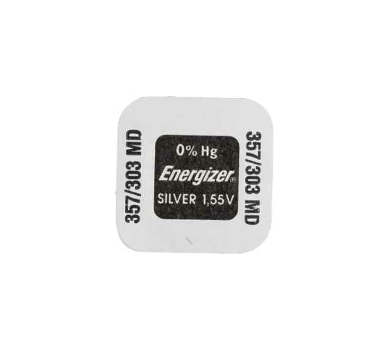 Батарейка Energizer Silver Oxide 357/303 1 шт/бл 7638900252989